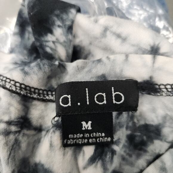 A.LAB Tie-Dye Have A Nice Day Alien Graphic T-Shirt Soft Short Sleeve Medium - Picture 6 of 8